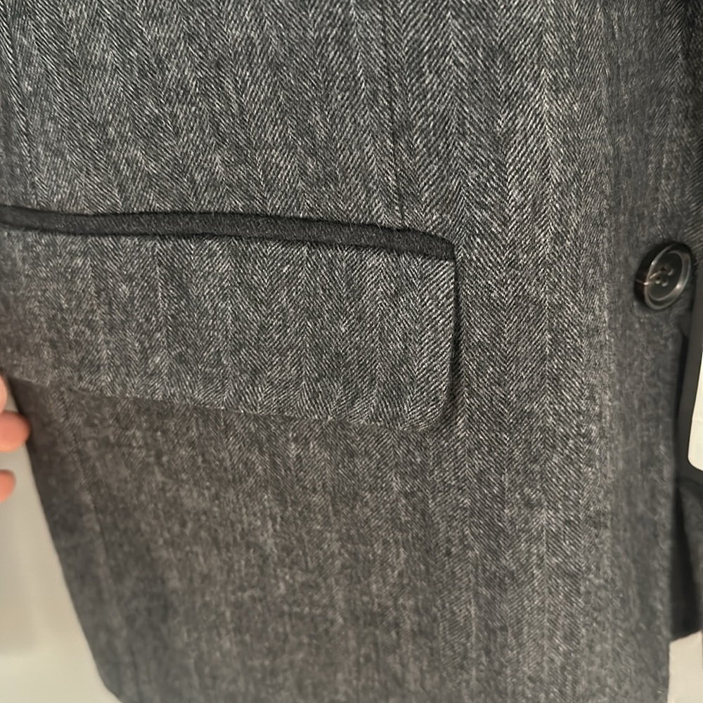 NWT 100% Cashmere MCM Two-Tone Sportcoat (Grey) - Picture 4 of 9